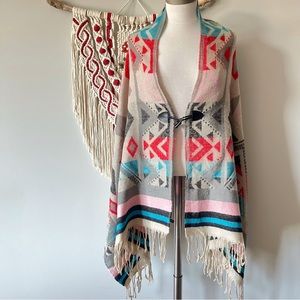 Tribal shawl scarf